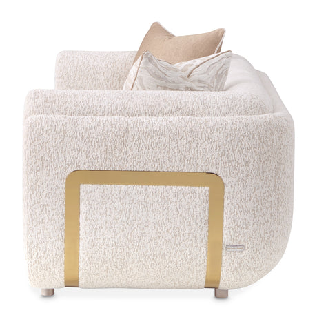 Savannah Breeze Bright Gold Loveseat from Michael Amini - Luna Furniture