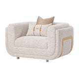 Savannah Breeze Bright Gold Matching Chair from Michael Amini - Luna Furniture