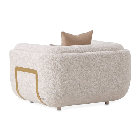 Savannah Breeze Bright Gold Matching Chair from Michael Amini - Luna Furniture