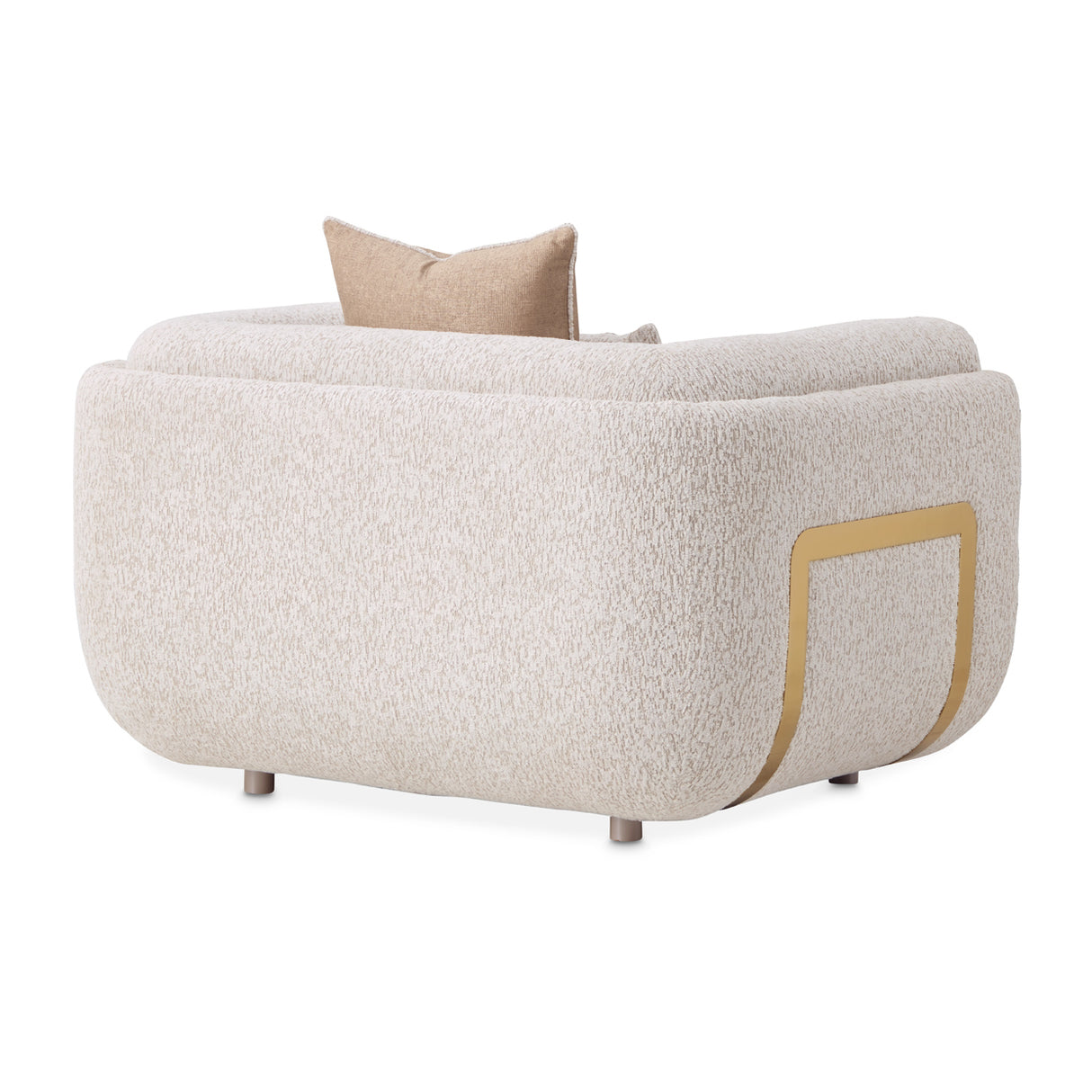 Savannah Breeze Bright Gold Matching Chair from Michael Amini - Luna Furniture