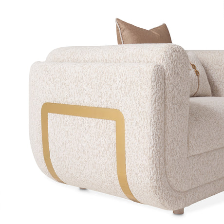 Savannah Breeze Bright Gold Matching Chair from Michael Amini - Luna Furniture