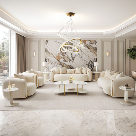 Sassani Gold Sofa from Michael Amini - Luna Furniture