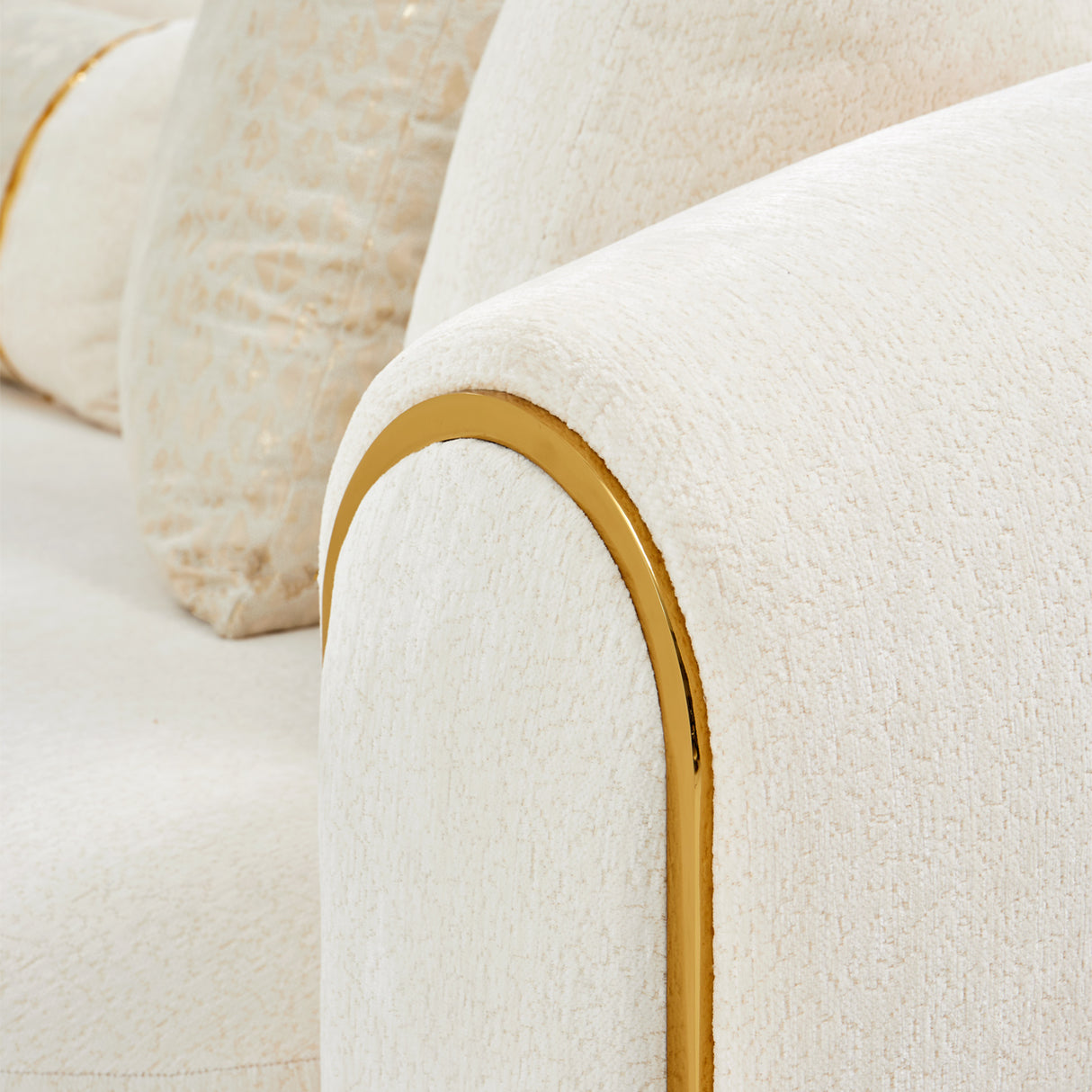 Sassani Gold Sofa from Michael Amini - Luna Furniture