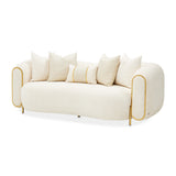Sassani Gold Loveseat from Michael Amini - Luna Furniture