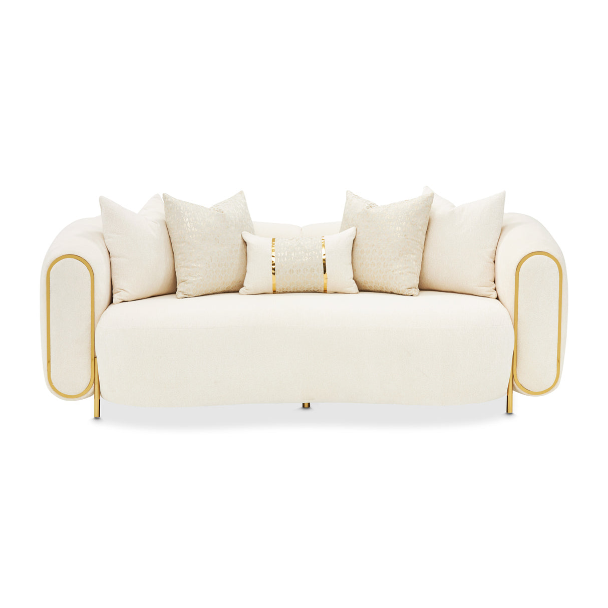 Sassani Gold Loveseat from Michael Amini - Luna Furniture