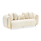 Sassani Gold Loveseat from Michael Amini - Luna Furniture