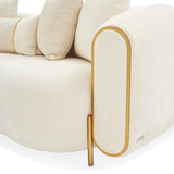 Sassani Gold Loveseat from Michael Amini - Luna Furniture