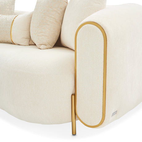 Sassani Gold Loveseat from Michael Amini - Luna Furniture