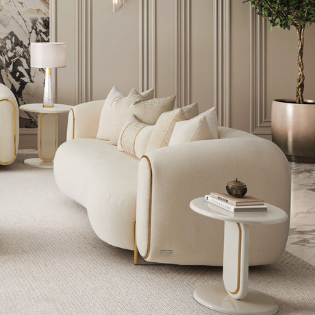 Sassani Gold Loveseat from Michael Amini - Luna Furniture