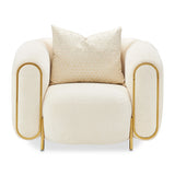 Sassani Gold Accent Chair from Michael Amini - Luna Furniture