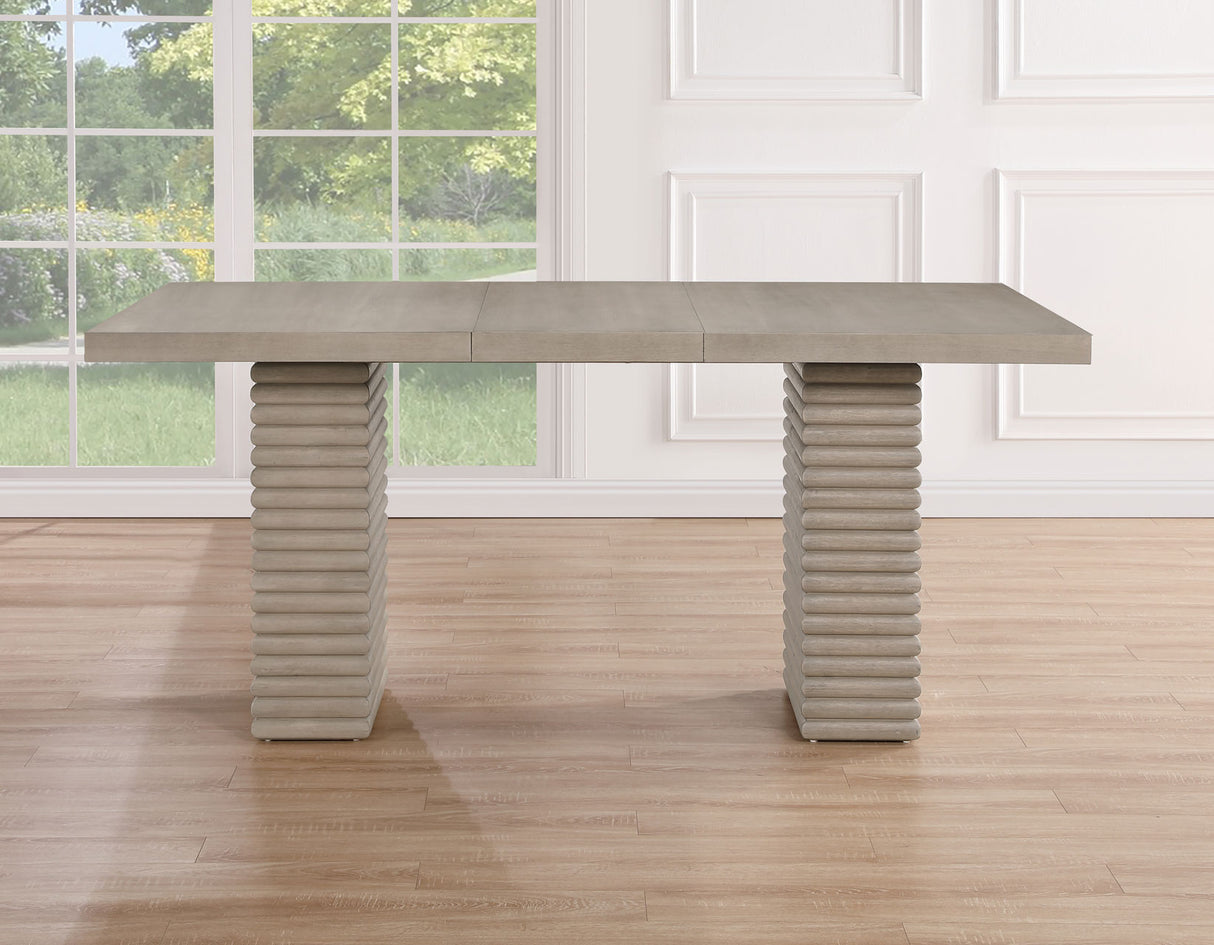 Lily Greige Counter Height Dining Set from Steve Silver - Luna Furniture