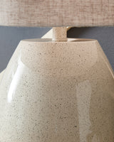 Linas Cream/Beige Table Lamp from Ashley - Luna Furniture