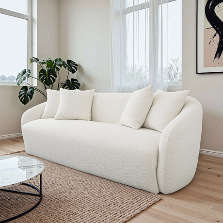 Linden Ivory Boucle Sofa from Ashcroft Furniture - Luna Furniture