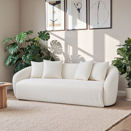Linden Ivory Boucle Sofa from Ashcroft Furniture - Luna Furniture