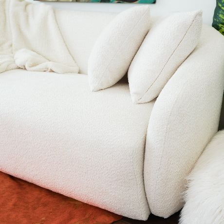 Linden Ivory Boucle Sofa from Midinmod - Luna Furniture
