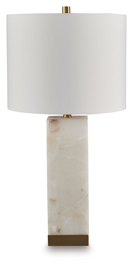 Linderfield White/Gold Finish Table Lamp from Ashley - Luna Furniture