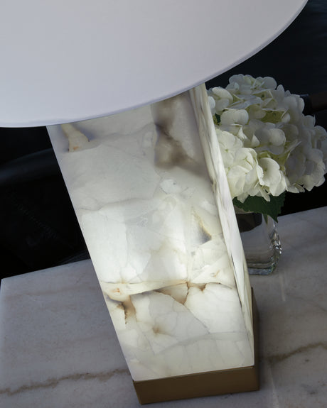 Linderfield White/Gold Finish Table Lamp from Ashley - Luna Furniture