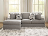 Lindon Smoke 2-Piece Sectional with Chaise from Ashley Furniture - Luna Furniture