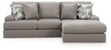Lindon Smoke 2-Piece Sectional with Chaise from Ashley Furniture - Luna Furniture
