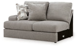 Lindon Smoke Left-Arm Facing Loveseat from Ashley Furniture - Luna Furniture