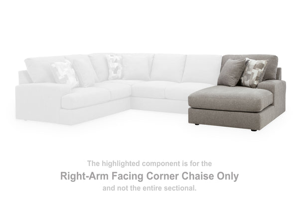 Lindon Smoke Right-Arm Facing Corner Chaise