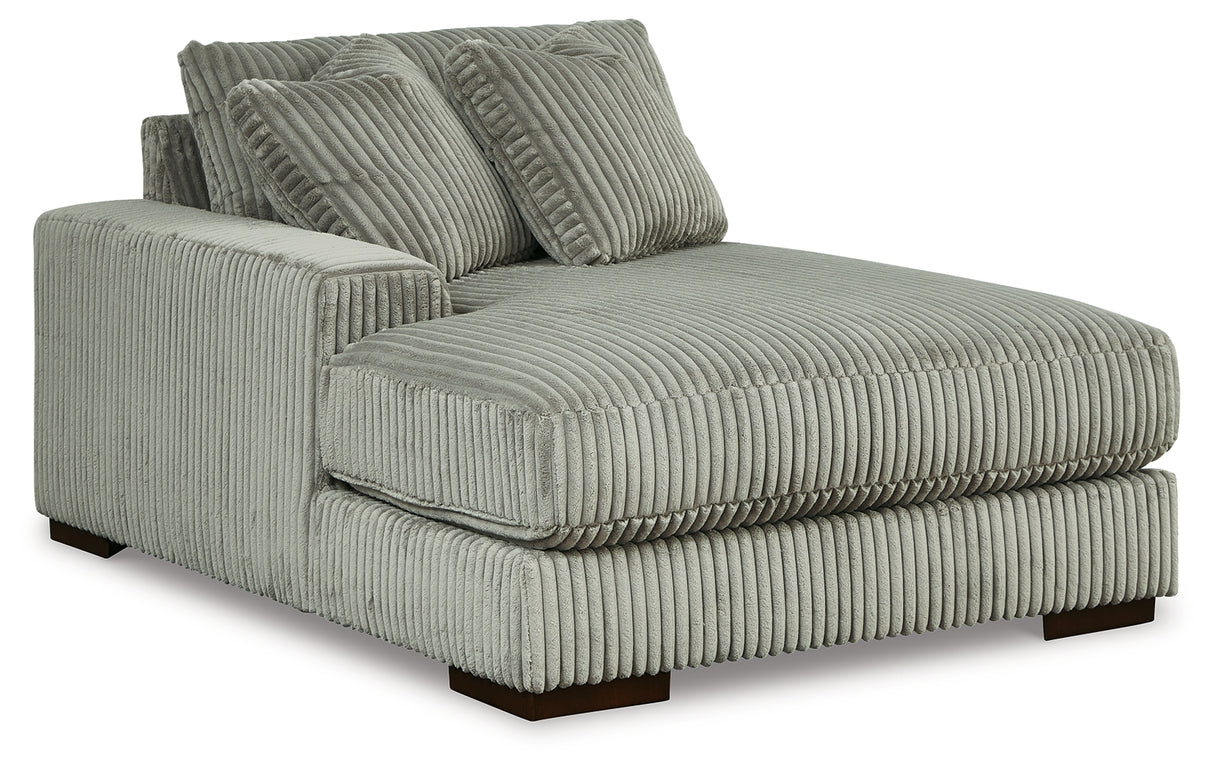 Lindyn Fog 3-Piece Sectional with Ottoman from Ashley - Luna Furniture