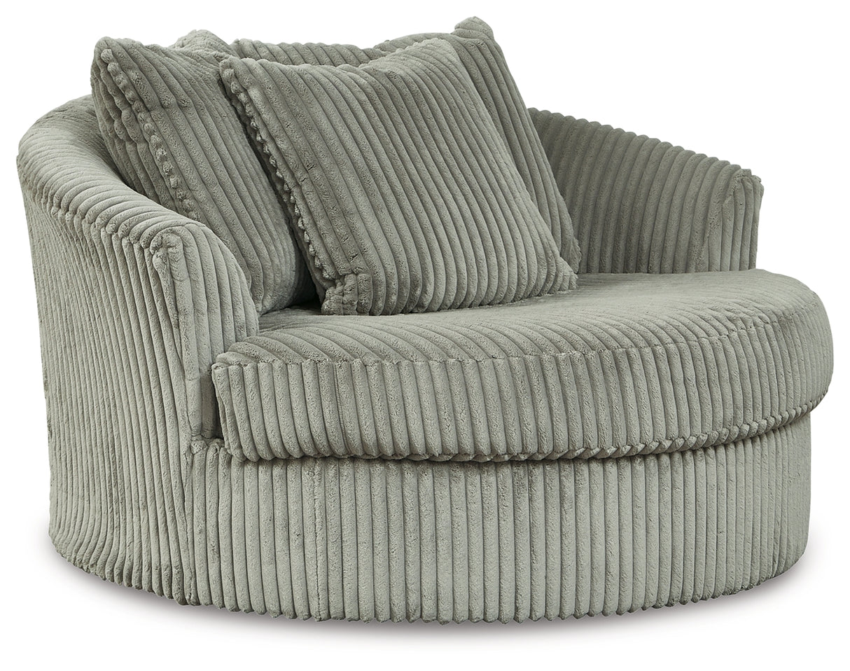 Lindyn 4-Piece Sectional, Chair and Ottoman from Ashley - Luna Furniture
