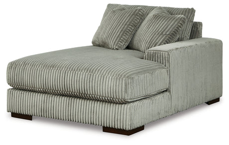 Lindyn Fog 3-Piece Sectional with Double Chaise from Ashley - Luna Furniture