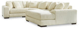 Lindyn Ivory 4-Piece Sectional with Chaise from Ashley - Luna Furniture