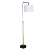 Lior Floor Lamp Wooden Pole from Ashcroft Furniture - Luna Furniture