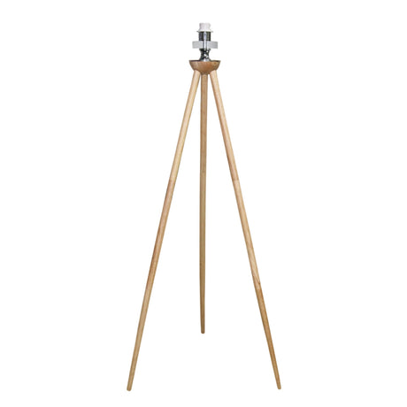 Lirios Three Legged Wooden Strip Floor Lamp - Natural from Ashcroft Furniture - Luna Furniture