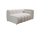 Lis Ivory Boucle LAF 115" Sectional - LISIV-LSEC