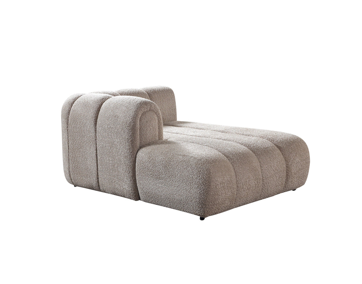 Lis Sand Boucle Double Chaise 147" Sectional from Nova Furniture - Luna Furniture