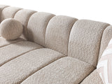 Lis Sand Boucle Double Chaise 147" Sectional from Nova Furniture - Luna Furniture