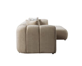 Lis Sand Boucle RAF Sectional from Nova Furniture - Luna Furniture