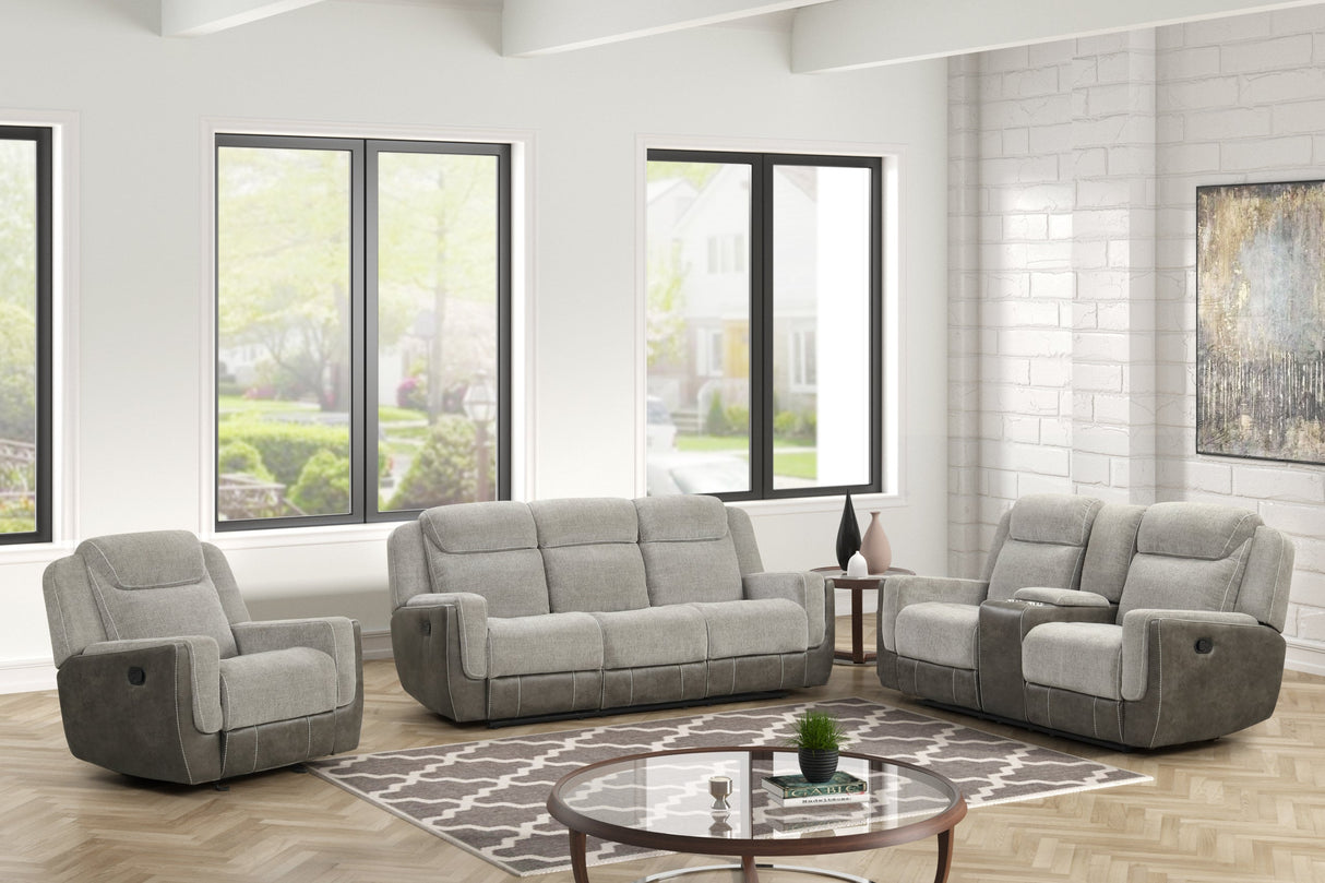 Lisa Gray 3-Piece Reclining Set from Happy Homes - Luna Furniture