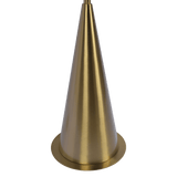 Lisbon Black Floor Lamp with On/Off Switch Coned Base Hanging White Fabric Shade from Midinmod - Luna Furniture