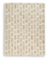 Lisgrove Tan/Brown/White Large Rug from Ashley Furniture - Luna Furniture