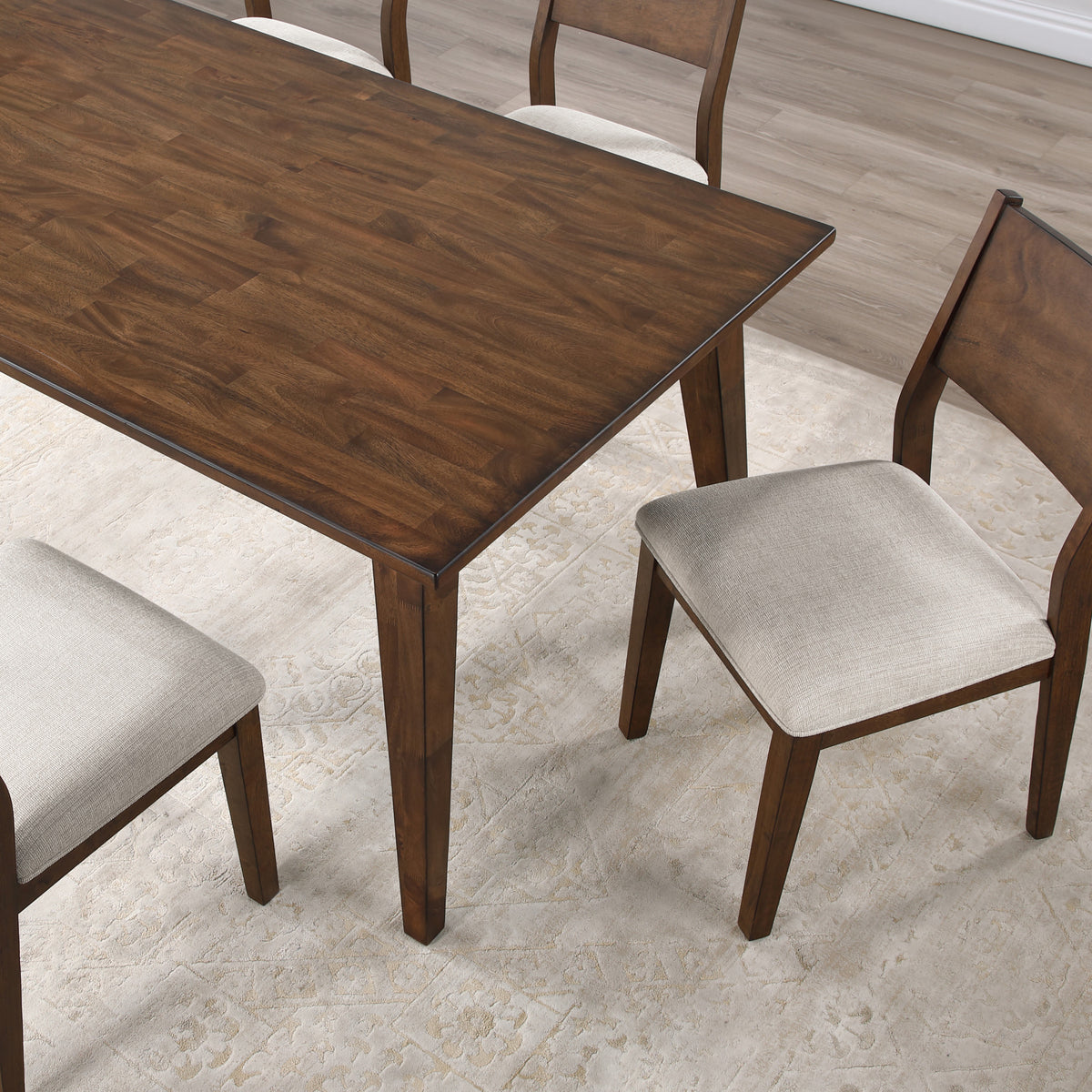 Canton Mocha 72" Solid Wood Dining Table from Steve Silver - Luna Furniture