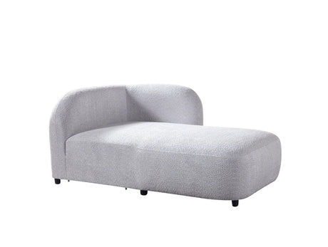 Liva Gray Boucle RAF 110" Sectional from Nova Furniture - Luna Furniture