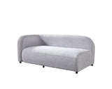 Liva Gray Boucle RAF 110" Sectional from Nova Furniture - Luna Furniture