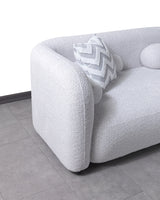 Liva Gray Boucle RAF 110" Sectional from Nova Furniture - Luna Furniture