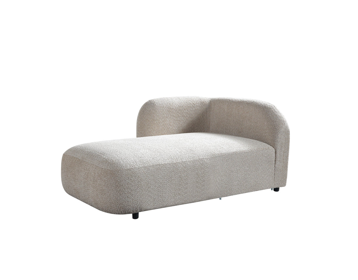 Liva Sand Boucle LAF 110" Sectional from Nova Furniture - Luna Furniture