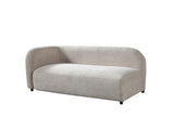 Liva Sand Boucle RAF 110" Sectional from Nova Furniture - Luna Furniture
