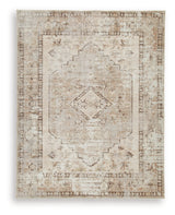 Livdon Brown/Beige/Gray Washable Large Rug from Ashley Furniture - Luna Furniture