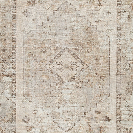 Livdon Brown/Beige/Gray Washable Large Rug from Ashley Furniture - Luna Furniture