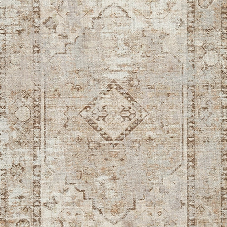 Livdon Brown/Beige/Gray Washable Medium Rug from Ashley - Luna Furniture