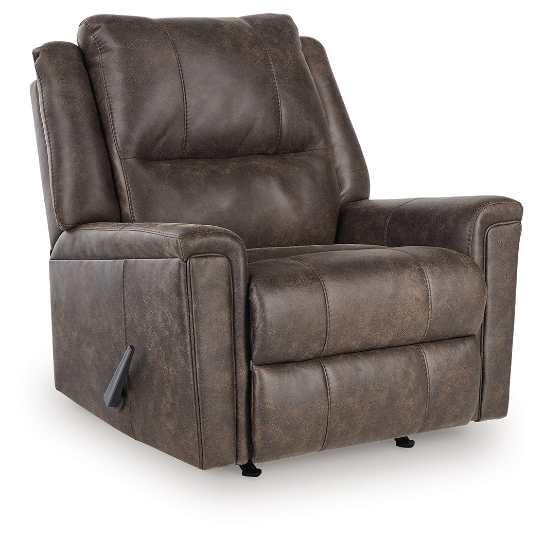 Lixtowel Walnut Recliner from Ashley - Luna Furniture