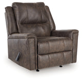 Lixtowel Walnut Recliner from Ashley - Luna Furniture