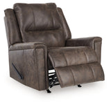Lixtowel Walnut Recliner from Ashley - Luna Furniture